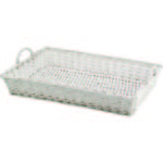 Καλάθι μπομπονιέρας λευκό