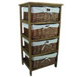 Συρταριέρα ξύλο-μπαμπού