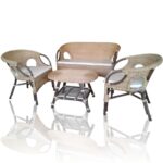 Σαλόνι μπαμπού σετ 4 τμχ