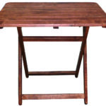 Τραπεζάκι ξύλινο πτυσσόμενο 60χ100 εκ