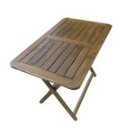 Τραπεζάκι ξύλινο πτυσσόμενο 60χ100 εκ με πλαίσιο