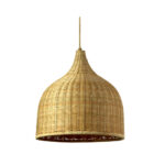 Φωτιστικό μπαμπού καμπάνα