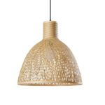 Φωτιστικό μπαμπού καμπάνα διάτρητο